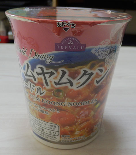 トムヤムクンヌードル(105円)