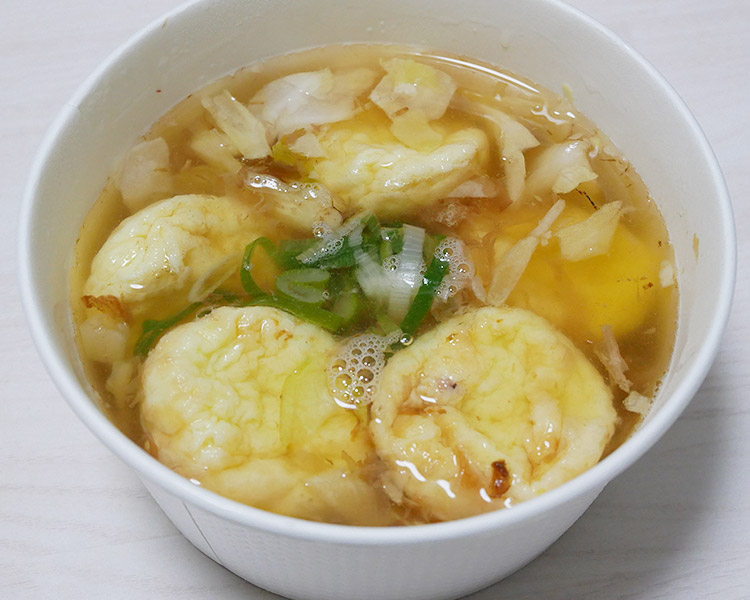 デイリーヤマザキ「あごだしスープで食べる 明石焼(398円)」
