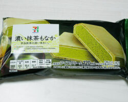 濃い抹茶もなか(224円)