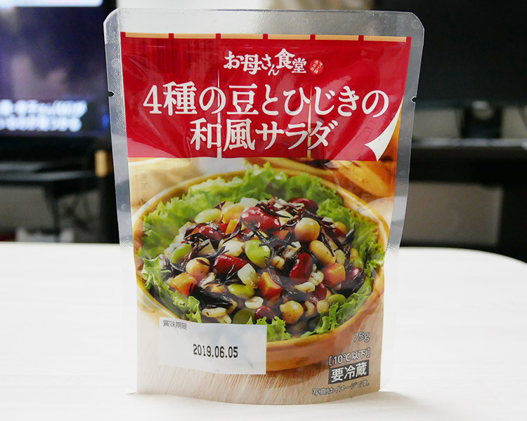 4種の豆とひじきの和風サラダ(127円)