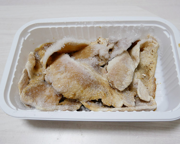 セブンイレブン「冷凍食品 レンジで豚の生姜焼き(291円)」