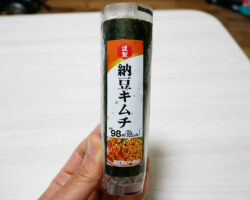 手巻寿司 納豆キムチ(105円)