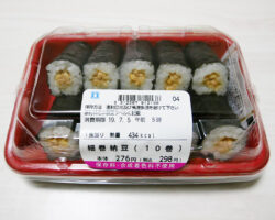 細巻納豆[10巻](298円)