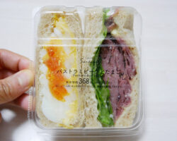 SAND FULL パストラミビーフとたまご(397円)