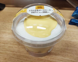 とろける生チーズケーキ(288円)