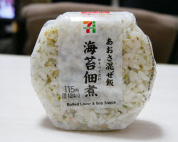 あおさ混ぜ飯 わさび海苔佃煮(129円)