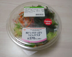 梅ドレのさっぱりうどんサラダ(399円)