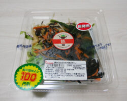 鉄分がとれるサラダ[黒ごまドレ](300円)